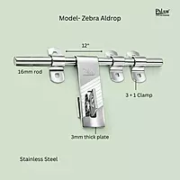 (6005) Palam Aldrop SS/16mm Zebra -12"