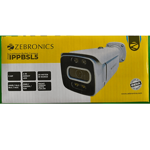 Zebronics IP Dome Camera – Network Surveillance | Dome Design | Indoor Security Camera