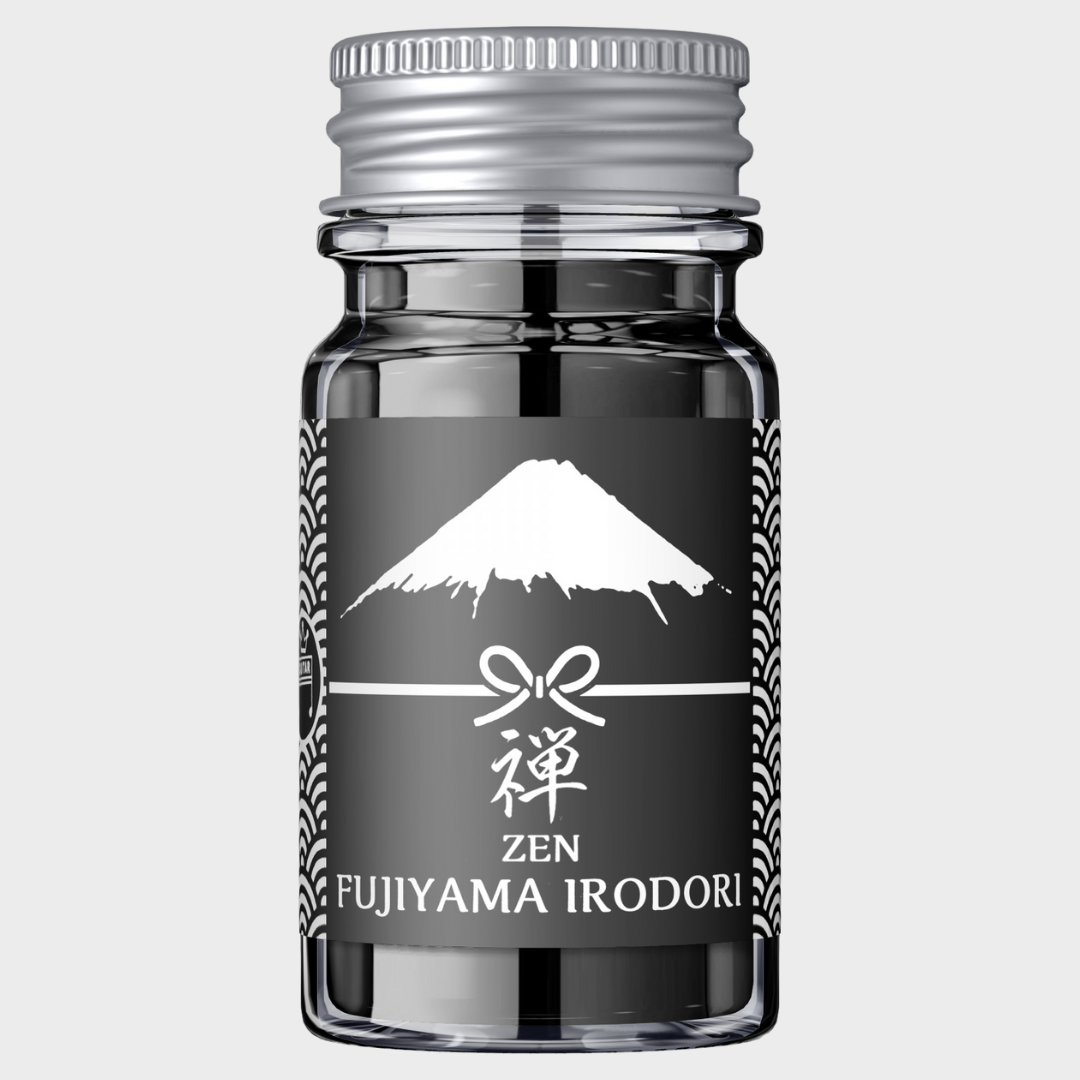 Teranishi Chemical | Ink | 12ml | Guitar | Fujiyama Irodori | For Fountain Pen | Zen Black