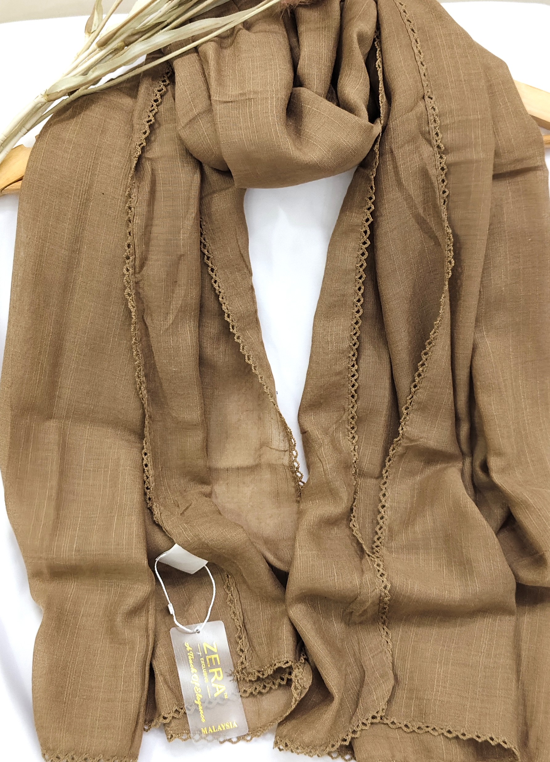 Zera Exclusive Premium Malaysian Cotton Crochet Hijab