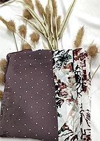 Zera Premium Georgette Digital Print Hijab with Stones All Around
