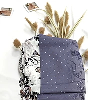 Zera Premium Georgette Digital Print Hijab with Stones All Around