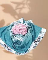 Zera Premium Georgette Digital Print Hijab with Stones All Around