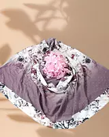Zera Premium Georgette Digital Print Hijab with Stones All Around