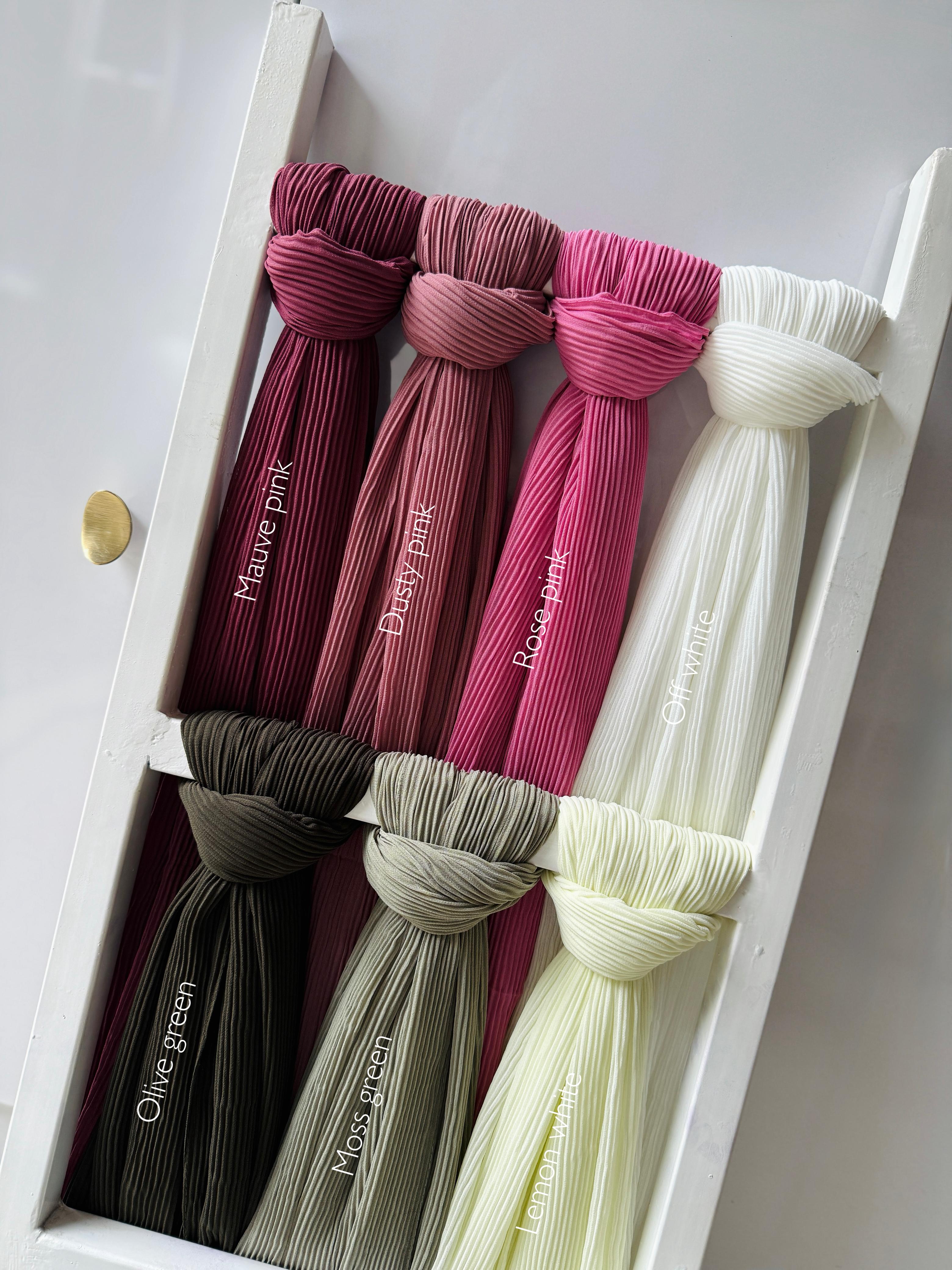 Zera Premium Malaysian Ribbed Chiffon Hijab