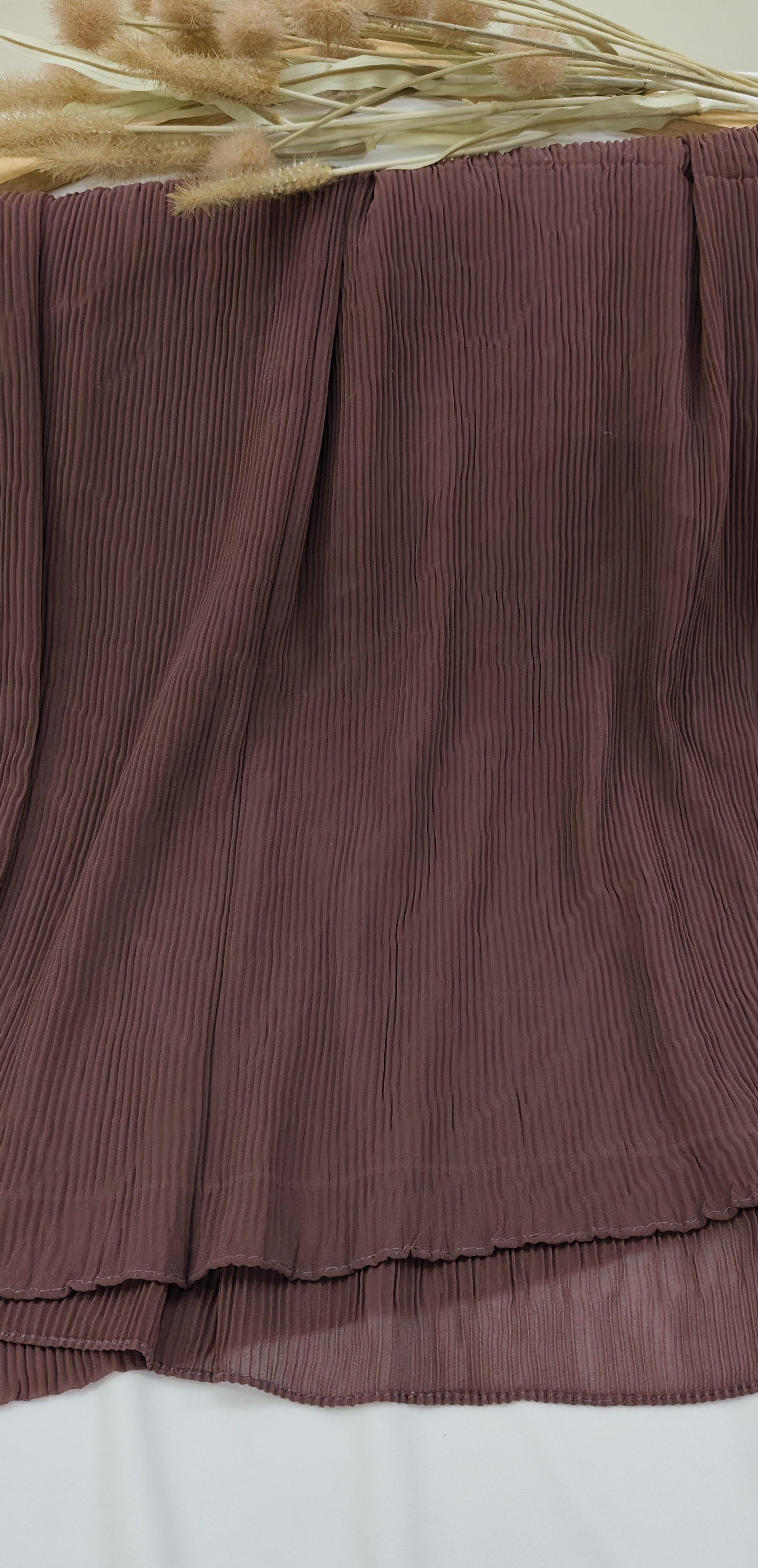 Zera Premium Malaysian Ribbed Chiffon Hijab