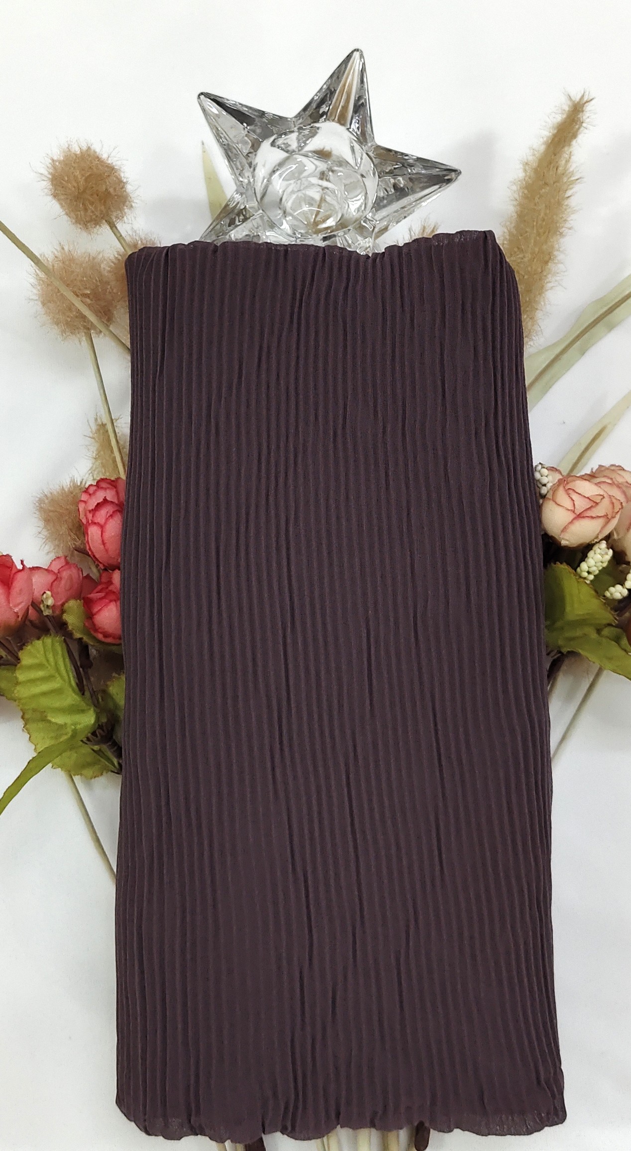 Zera Premium Malaysian Ribbed Chiffon Hijab