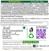 Dried Cranberry | Healthyx Zone