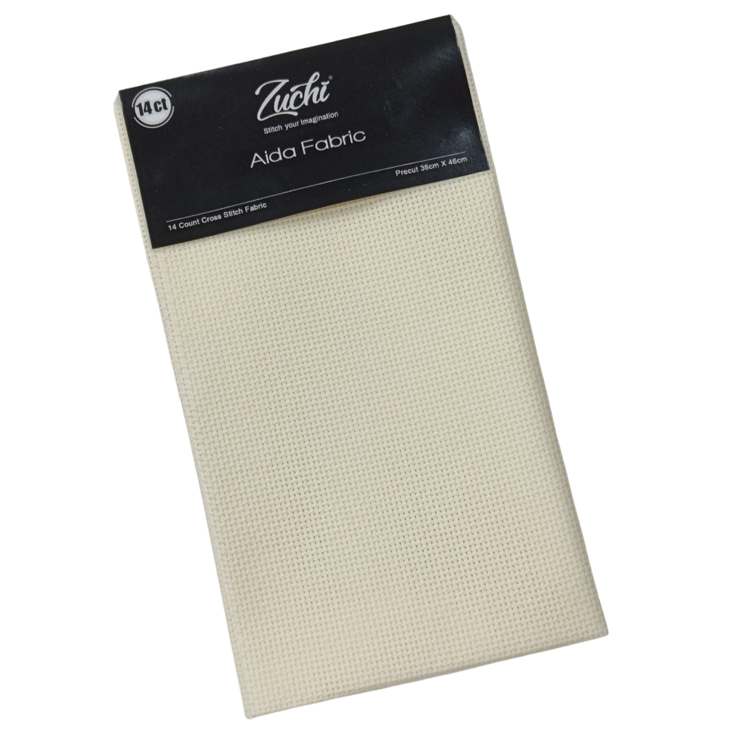 Zuchi Aida Fabric Off White 14C