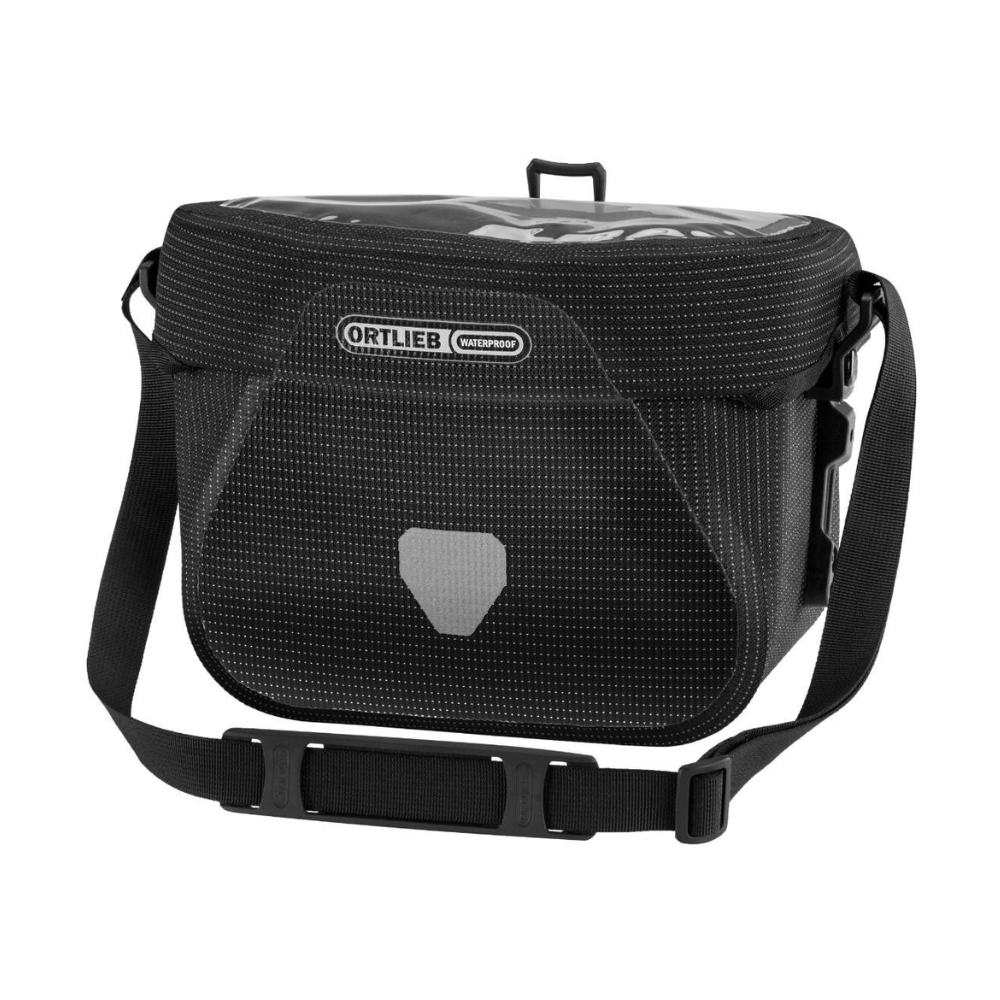 Ortlieb Handlebar Bag Ultimate Six Classic HV Black Reflective 6.5L