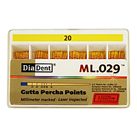 DiaDent Gutta Percha Points 2% – ISO Standard Root Canal Points