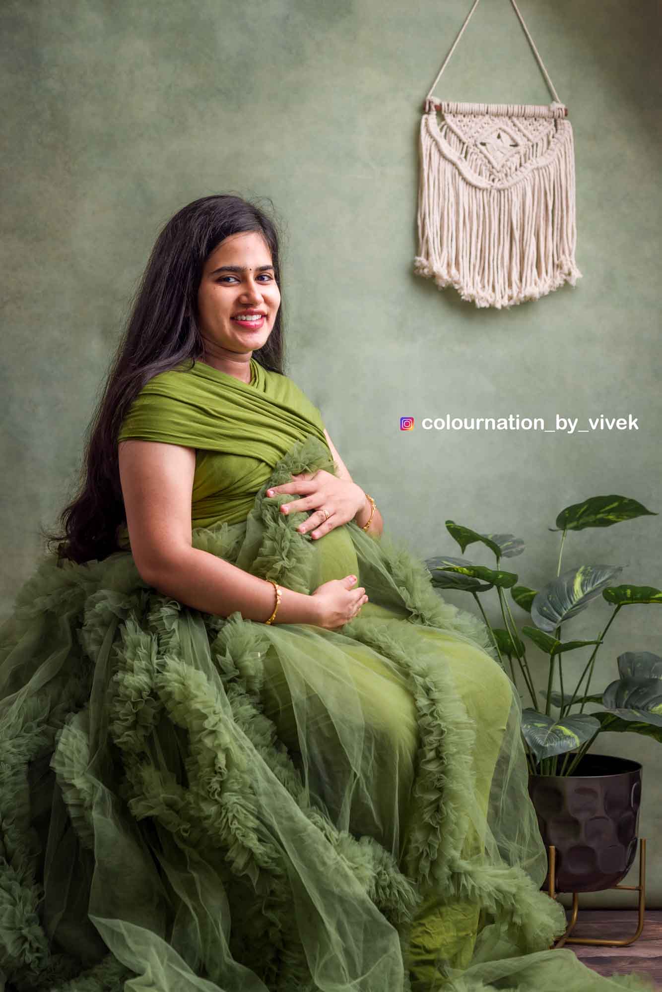 Olivia Gown - Olive - M-L