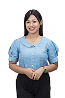 3"x 4" | Scalp topper with side-bang