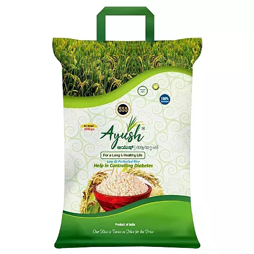 Ayush Brown Rice – Matta Boiled Rice | Diabetic Friendly Unpolished Organic