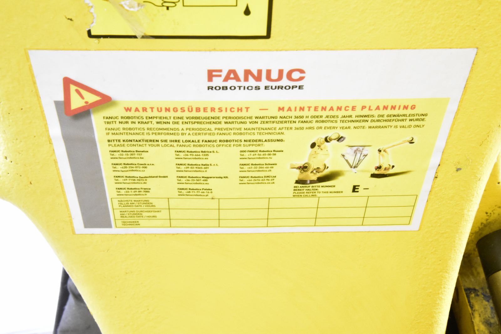 FANUC R-2000iA/165F, A05B-1324-B203,Robot with Control cabinet and Panel, YoM2002