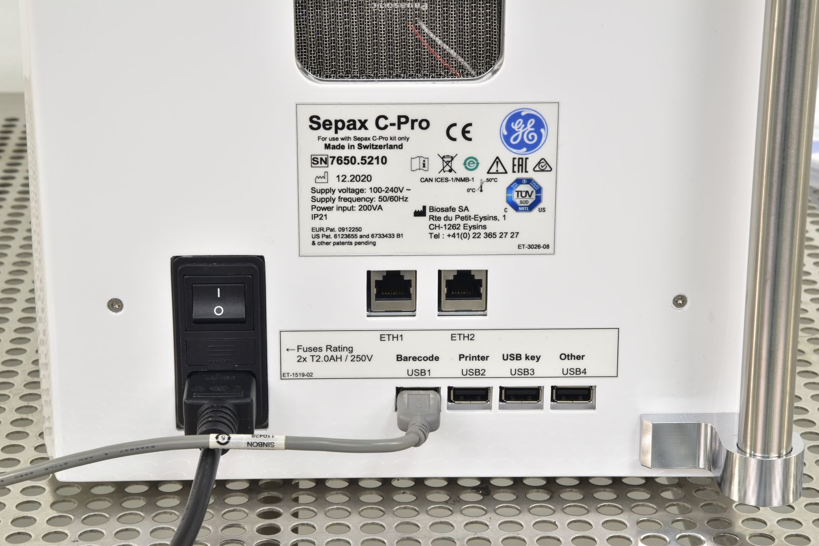 BIOSAFE Sepax C-Pro, Cell Processing Instrument