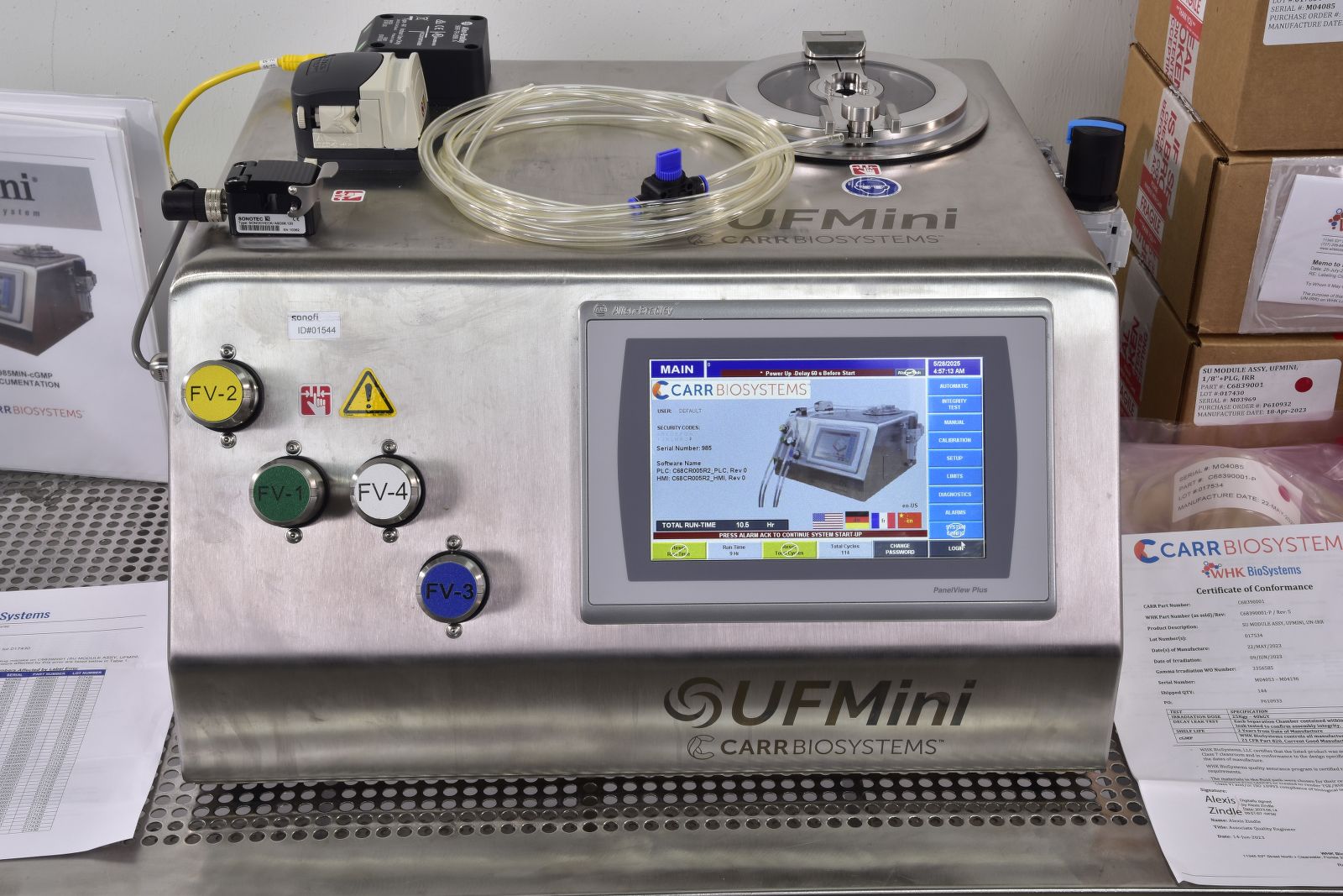 CARR Pilot, UFMini, Single-Use Centrifuge