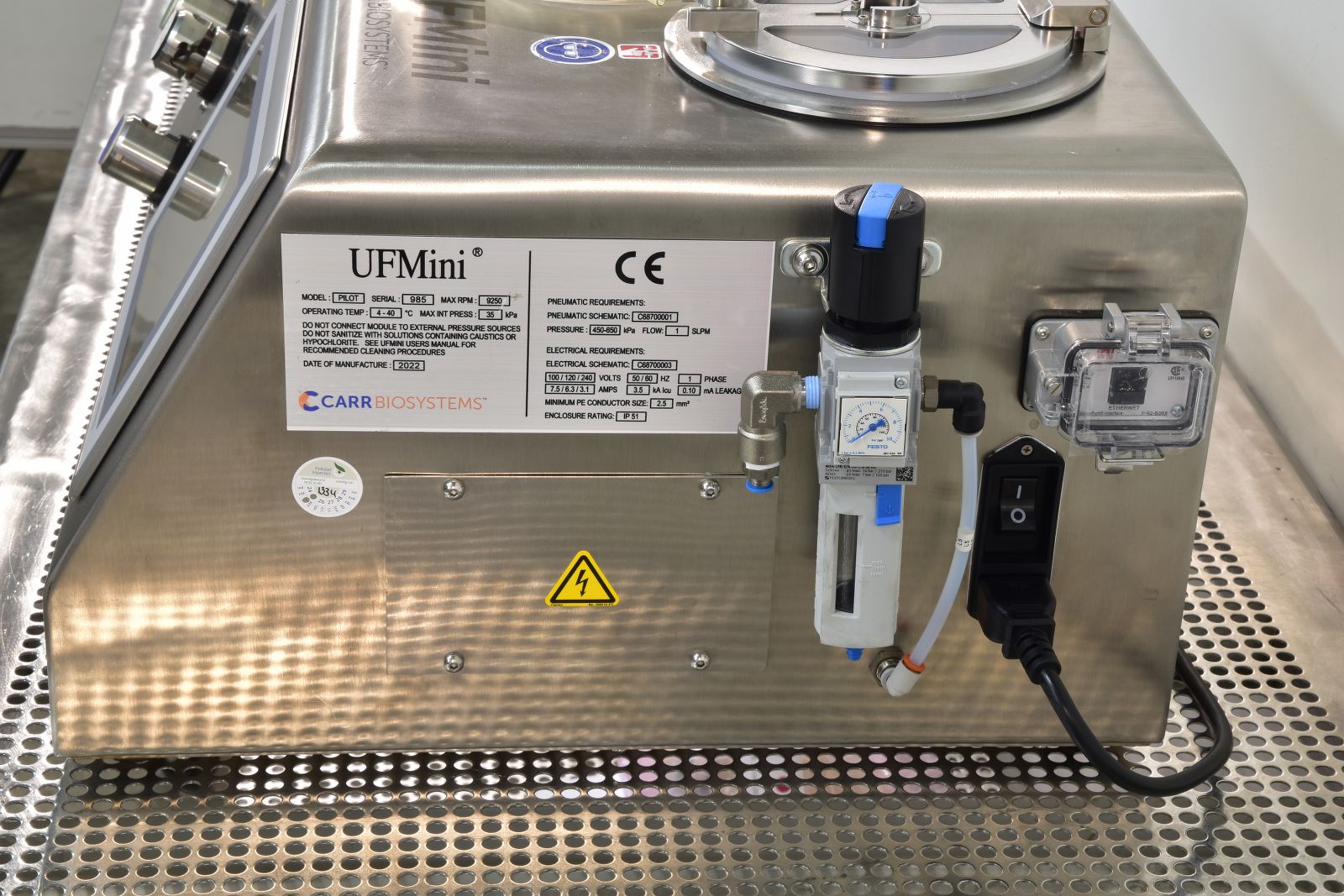 CARR Pilot, UFMini, Single-Use Centrifuge