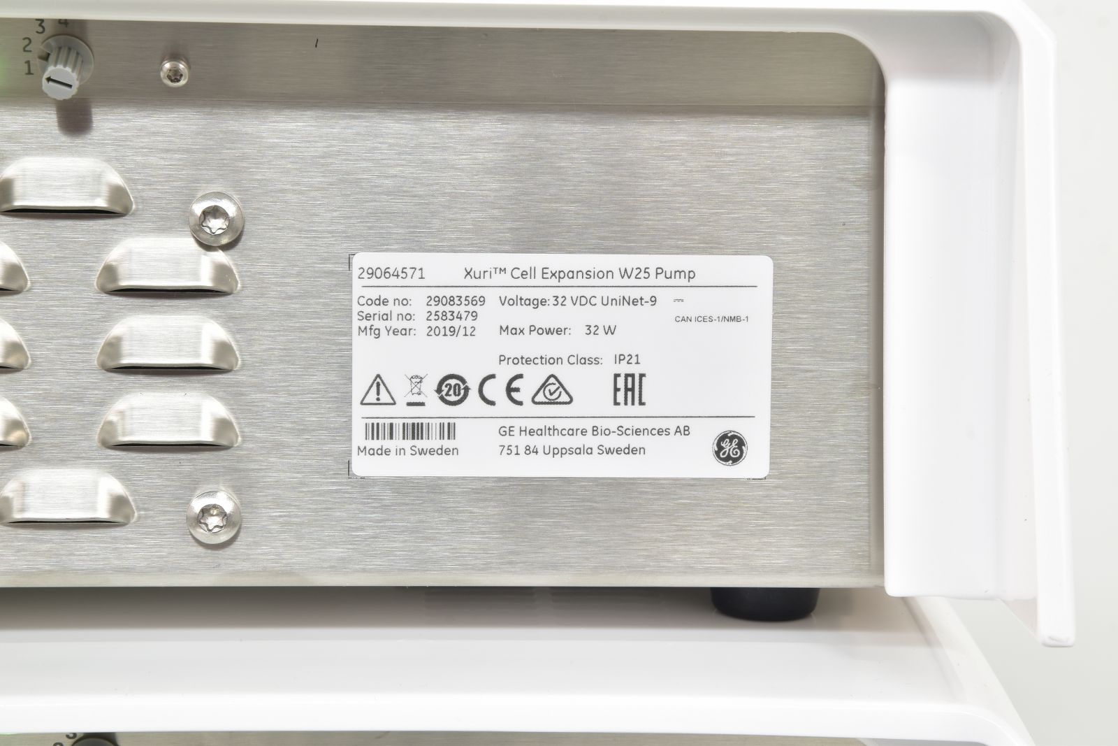 GE HC 29083561, Xuri, Cell Expansion System W25