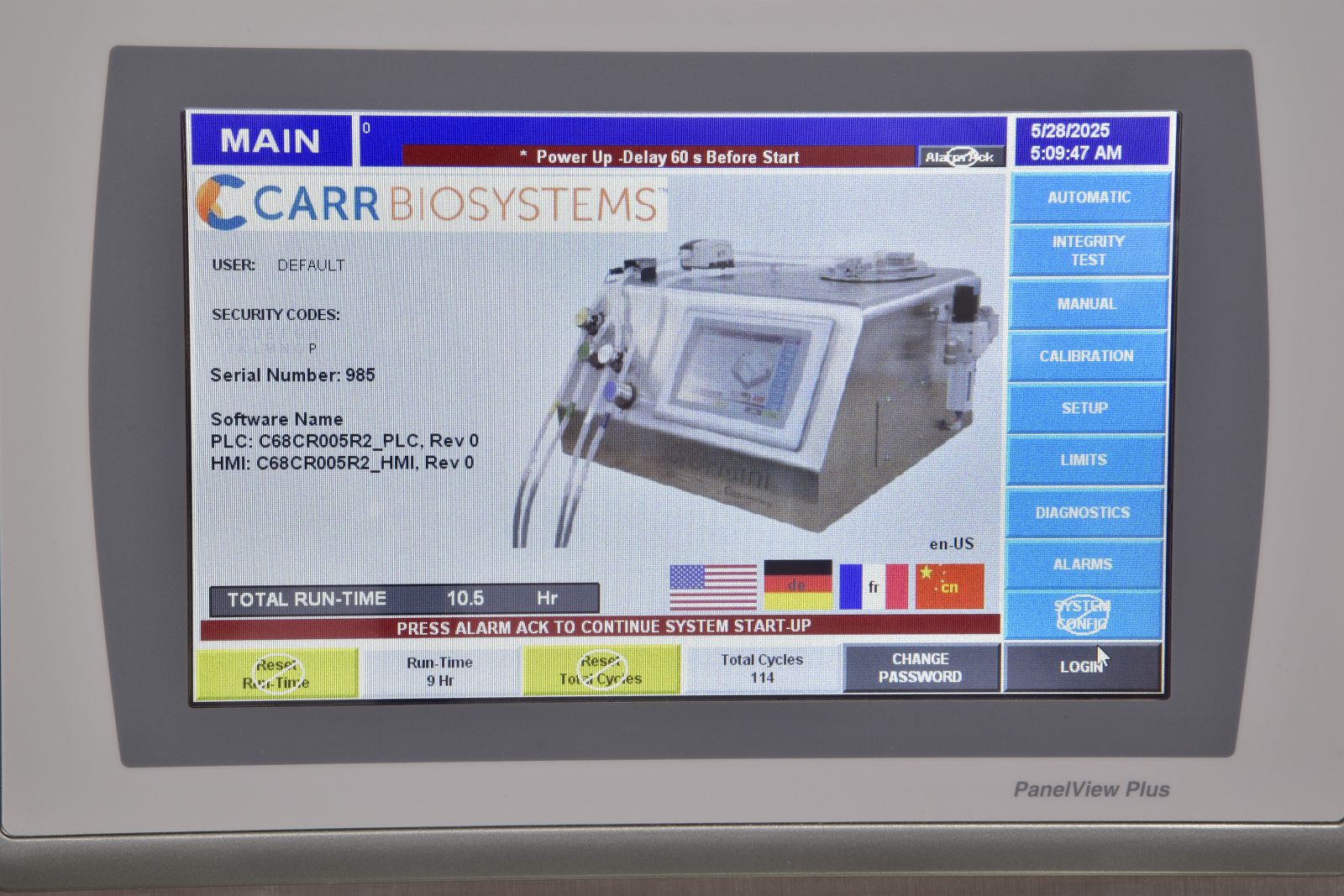 CARR Pilot, UFMini, Single-Use Centrifuge