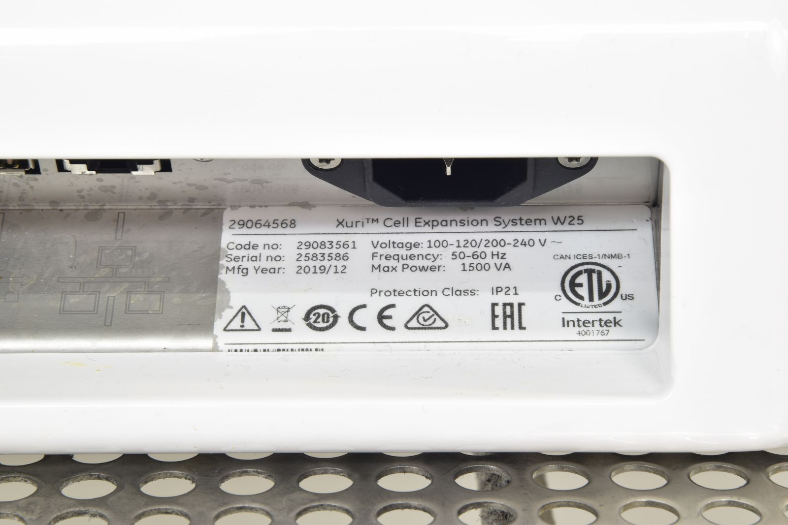 GE HC 29083561, Xuri, Cell Expansion System W25