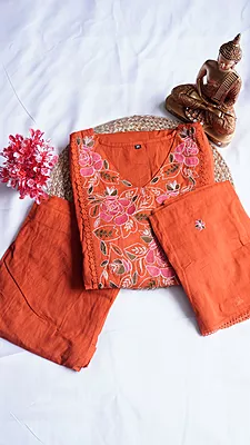 Chanderi Cotton 3 Piece Set