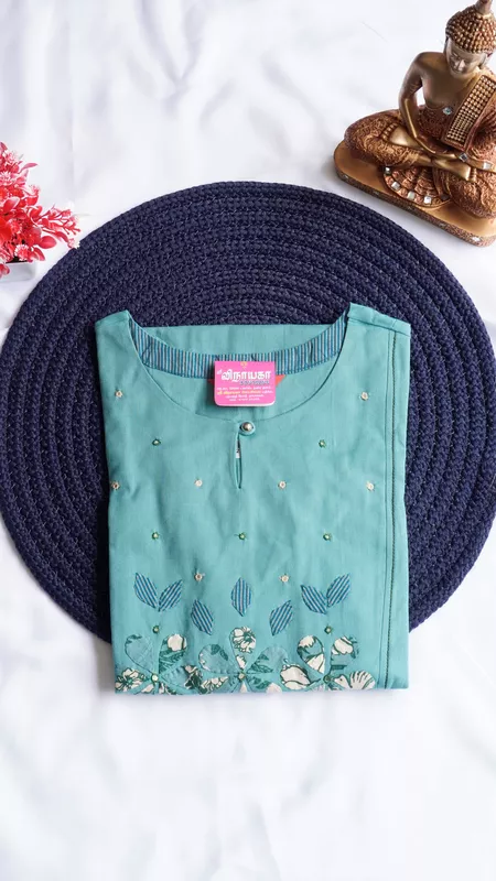 Pure Flex Cotton Fancy Kurti – Applique Work