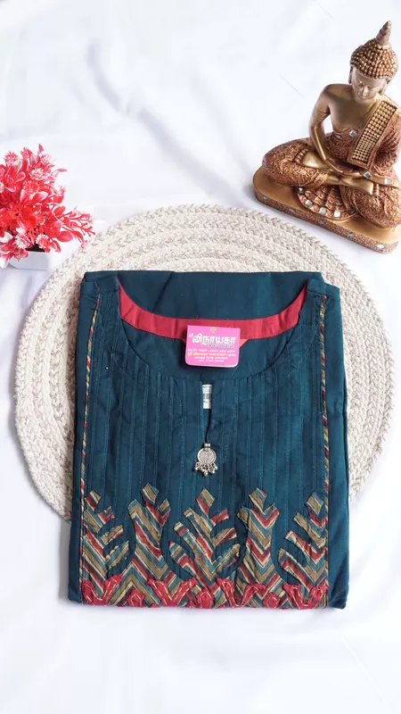Pure Cotton Fancy Kurti – Patchwork