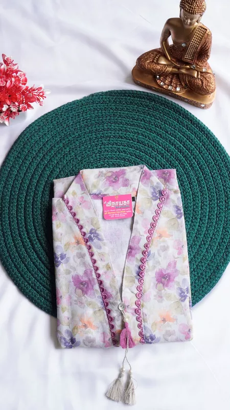 Cotton Fancy Kurti – Multicolour