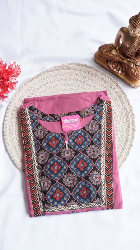 Cotton Flex Regular Kurti – Dusty Rose