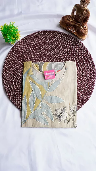 Spun Fancy Kurti – Beige