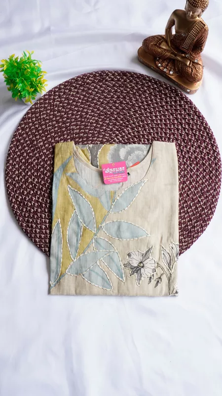 Spun Fancy Kurti – Beige