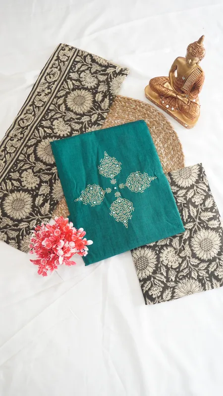 Pure Kalamkari Cotton Dupatta
