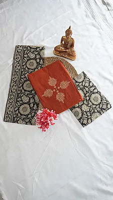 Pure Kalamkari Cotton Dupatta