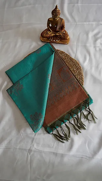 Semi Tussar Fancy Saree – Design 02