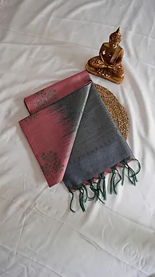 Semi Tussar Fancy Saree – Design 02