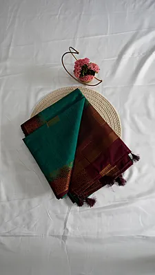 Jute Banarasi Fancy Saree – Design 07