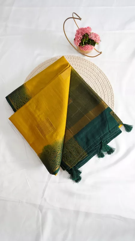 Jute Banarasi Fancy Saree – Design 07