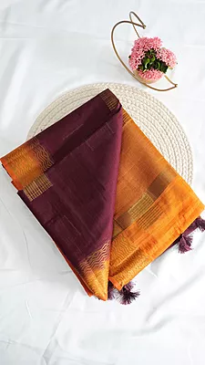 Jute Banarasi Fancy Saree – Design 07