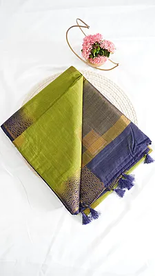 Jute Banarasi Fancy Saree – Design 07