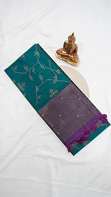 Jute Banarasi Fancy Saree – Design 09