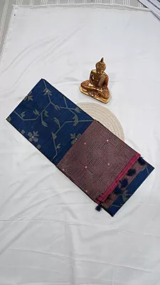Jute Banarasi Fancy Saree – Design 09