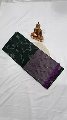 Jute Banarasi Fancy Saree – Design 09