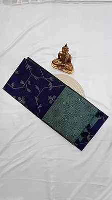 Jute Banarasi Fancy Saree – Design 09