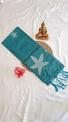 Semi Tussar Fancy Saree Design 12 | Sri Vinayaka Boutique