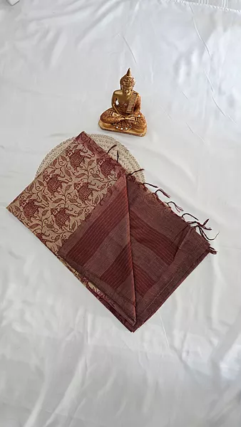 Semi Tussar Fancy Saree – Design 16