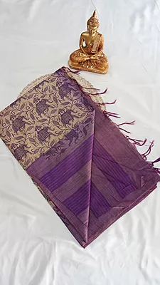 Semi Tussar Fancy Saree – Design 16