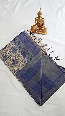 Semi Tussar Fancy Saree – Design 16
