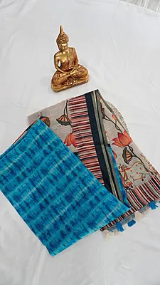 Linen Cotton Fancy Saree – Design 18