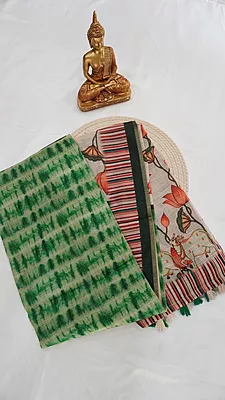 Linen Cotton Fancy Saree – Design 18